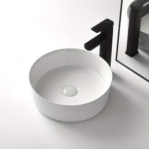 Round Bathroom Sink, Vessel Sink, PAKROMAN 14