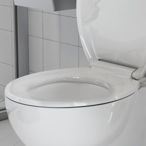 Toilet Seat, Durable Round Toilet Seat with Quick-Release And Quick-Attach, Plastic Toilet Seat with Soft Close, Never Loosen, Easy Install and clean