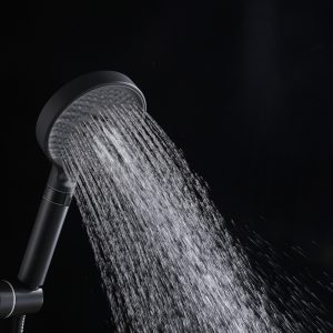 Bathroom Rainfall Handheld Shower High Pressure Water Saving Round ABS 3 Modes Spray Handheld Showerheads